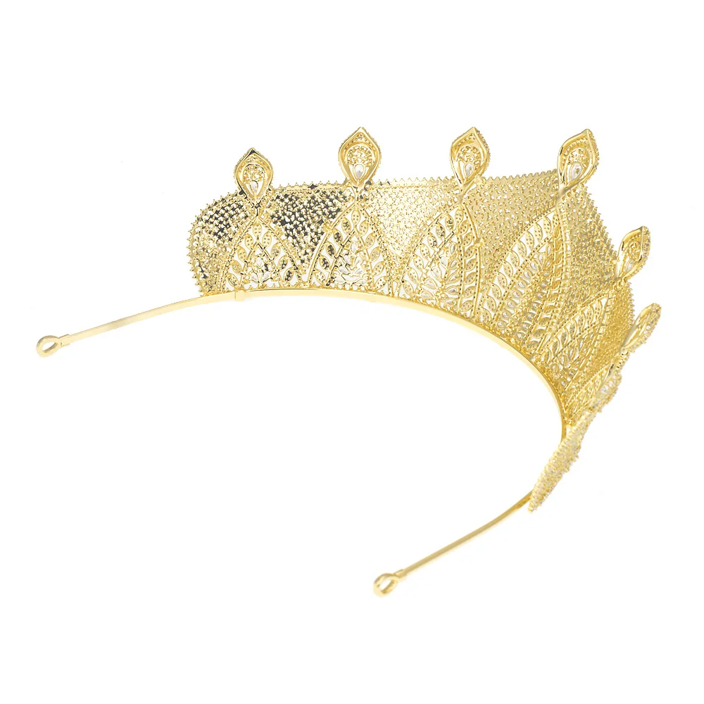 Тирим полные хрустальные короны фианиты тиары циркониевая головная повязка для
