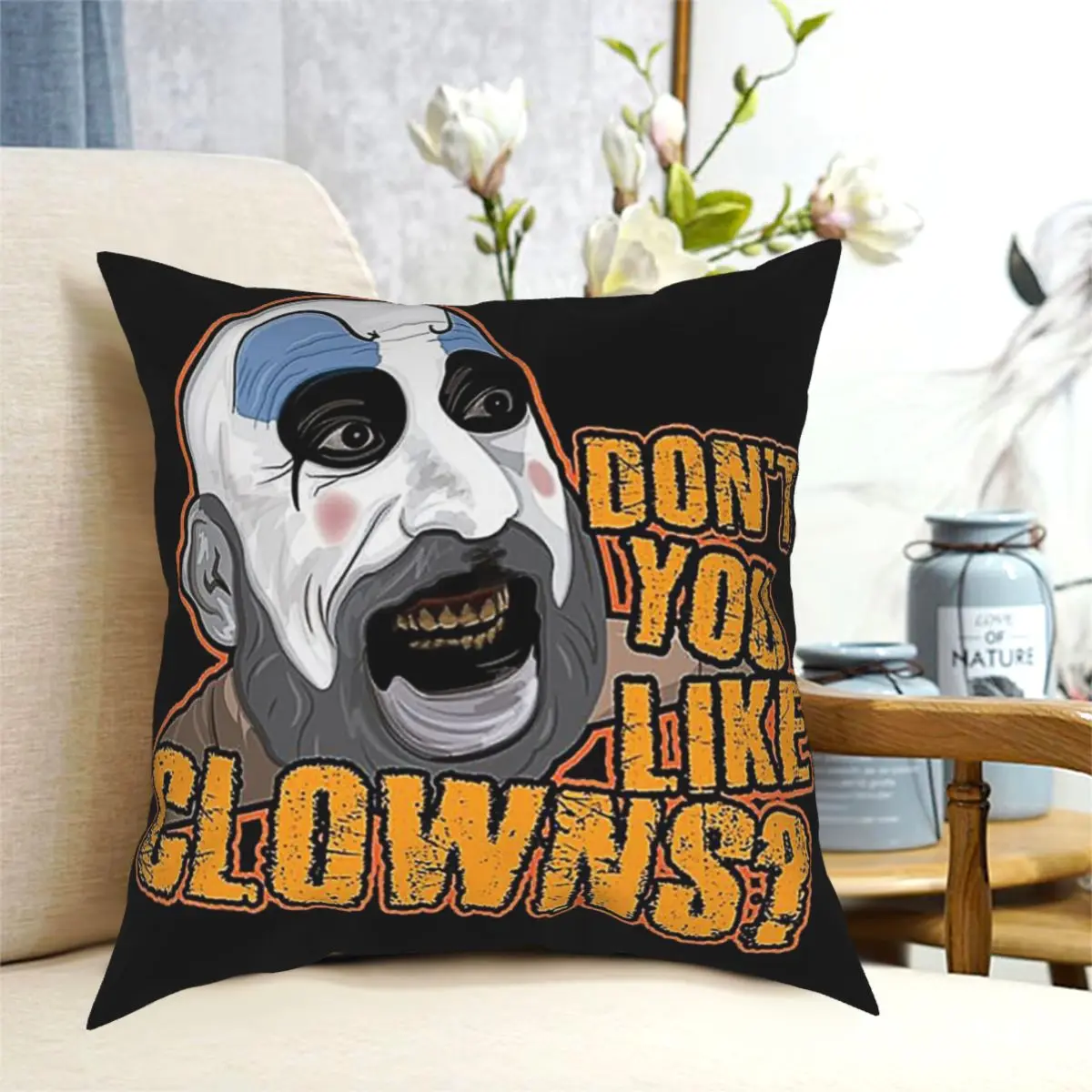 

New Captain Spaulding Best Trending Floor Pillow Cushion Cover Decorative Pillowcases Case Home Sofa Cushions(Double Sides)