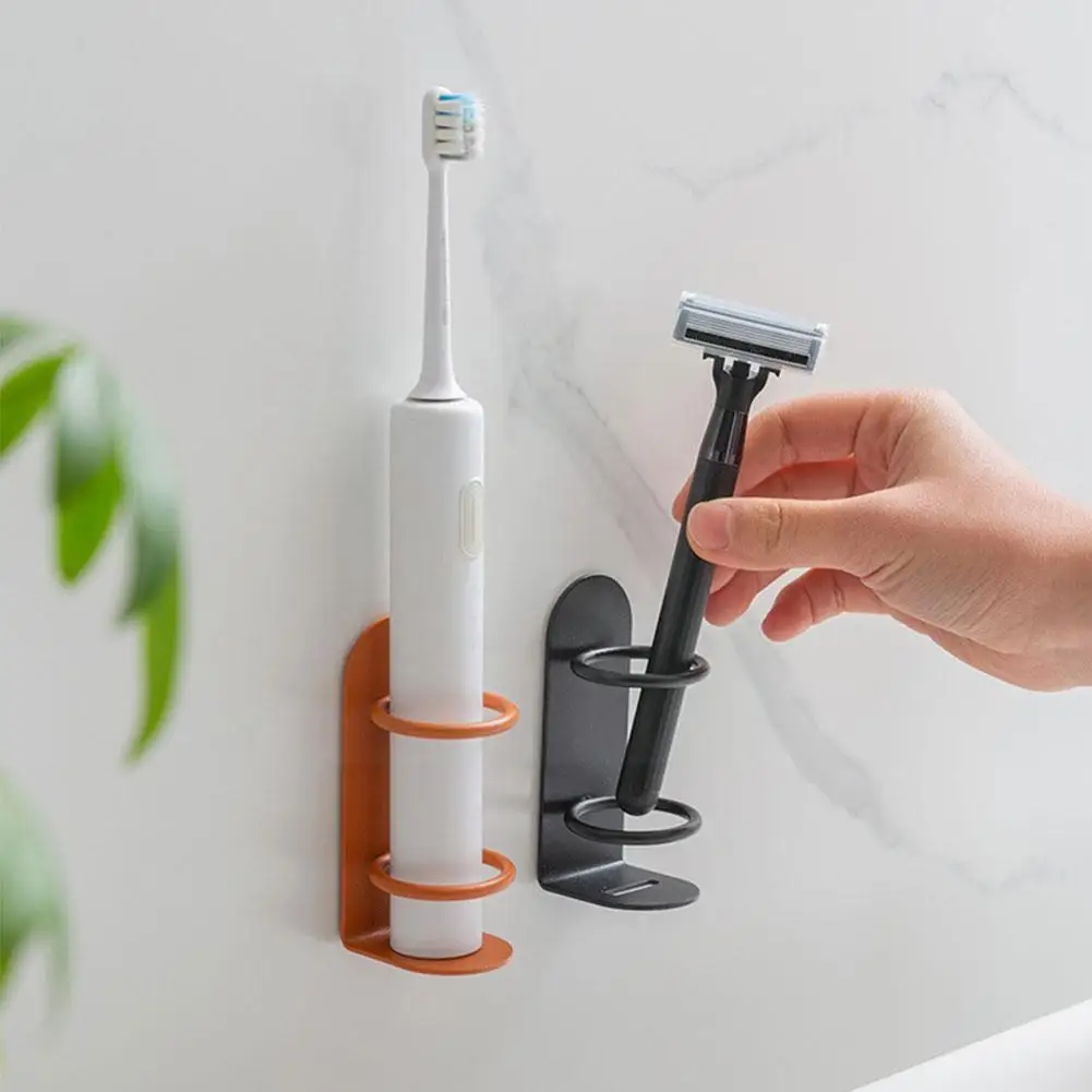 

Electric Toothbrush Holder Metal Toothbrush Rack Wall-mounted Toothbrush Adapt Electric Holder Punch Free Base 90% Toothbru I8e3