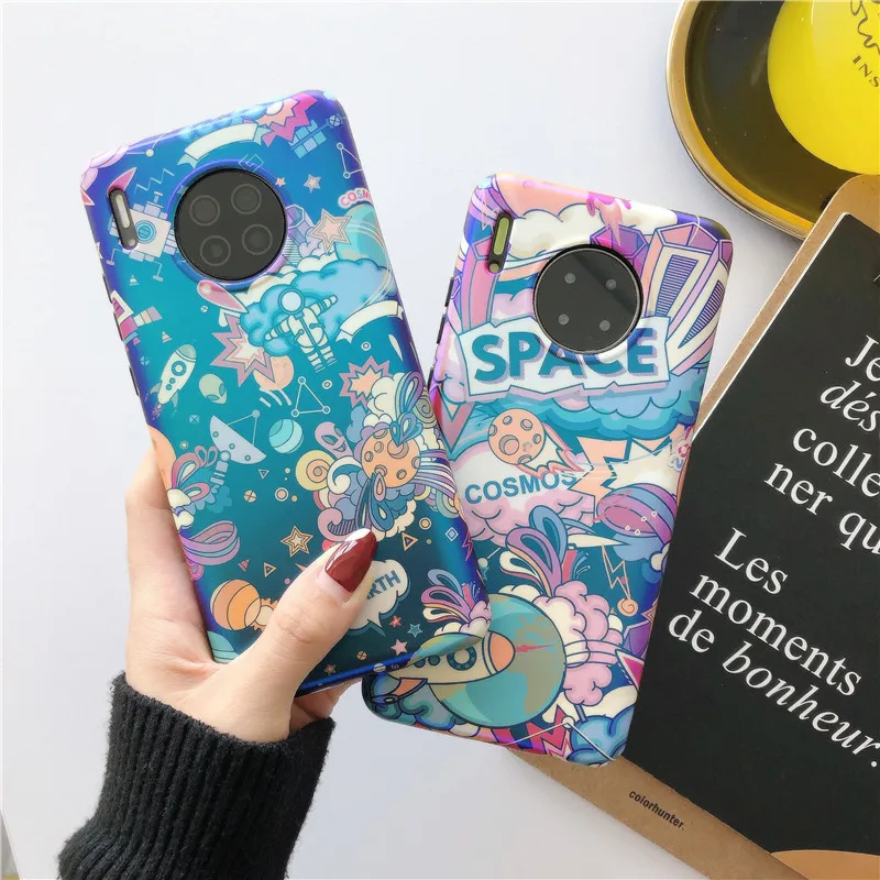 Чехол для телефона Blue-Ray Space Earth huawei mate 30 20 Pro Lite Funda P30 P20 чехол силиконовый |