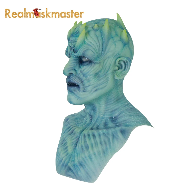 Реалистичная силиконовая маска ночного короля Realmaskmaster на Хэллоуин для мужчин