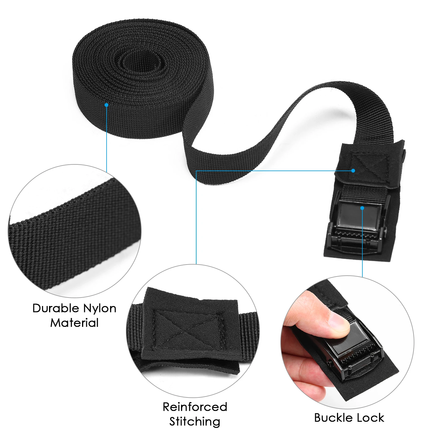 2 шт. стяжной ремень Крепежный весло для груза пряжка серфинга замок грузовика