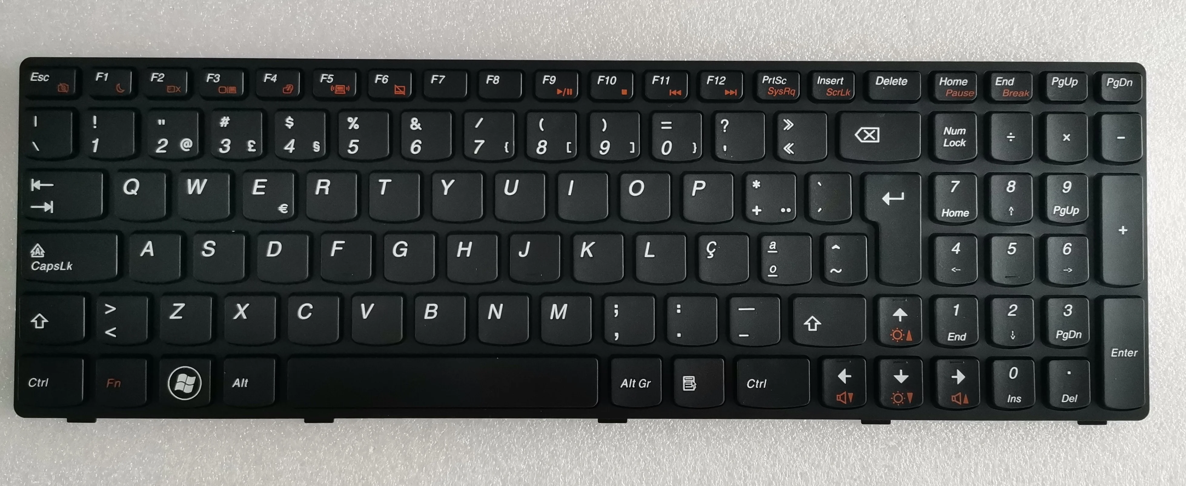 Новая черная клавиатура для ноутбука Lenovo G570 G575 Z560 G570AH G770 G560 с португальским