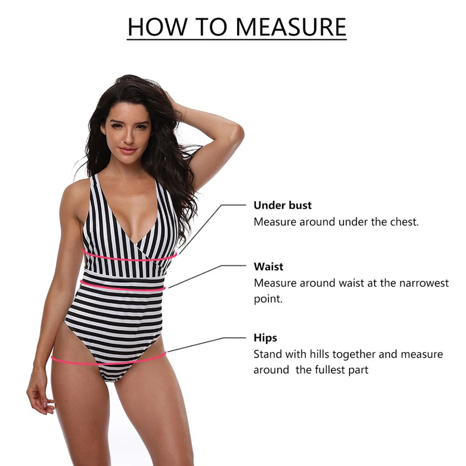 

Women's Solid Color One-piece Deep V Sexy Buckle Design Bikini Swimsuit 2021 swimwear women