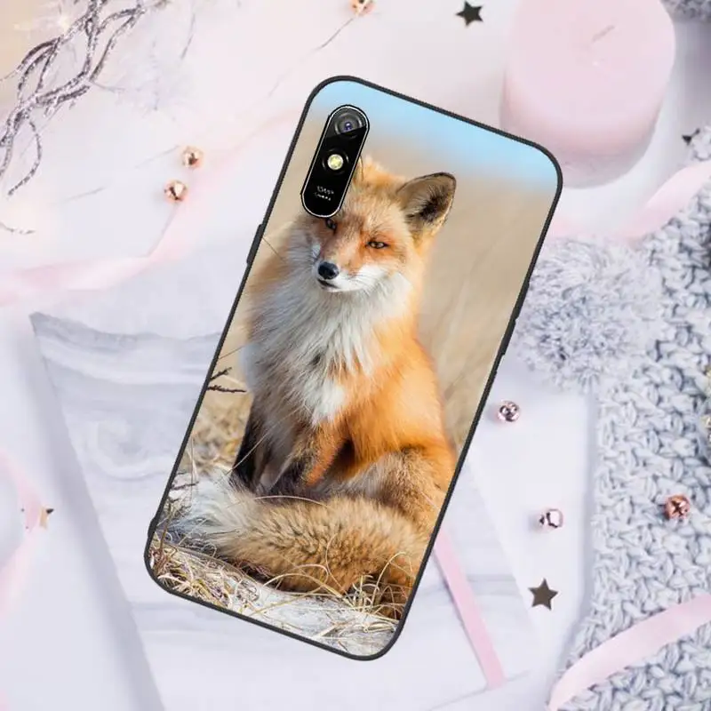 

Cute Fox In Autumn Phone Case For Xiaomi Redmi note 7 8 9 pro 8T 9A 9S Mi Note 10 Lite pro