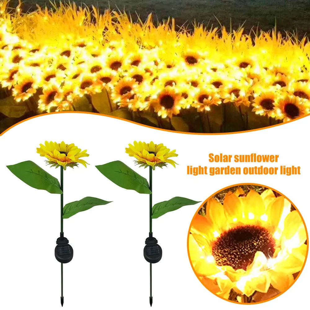

Светодиодная лампа на солнечной батарее, водонепроницаемый декоративный светильник для двора, лужайки, дорожек, сада