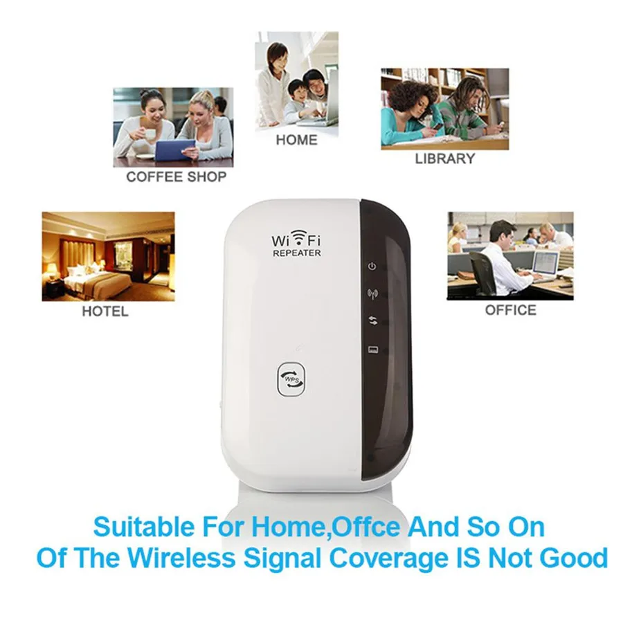 

Wireless Wifi Repeater Wifi Range Extender Router Wi-Fi Signal Amplifier 300Mbps WiFi Booster 2.4G Wi Fi Ultraboost Access Point
