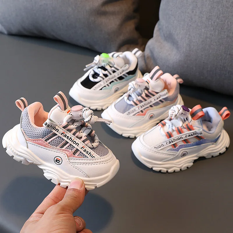 Новинка 2022 спортивная обувь для маленьких девочек демисезонная детская