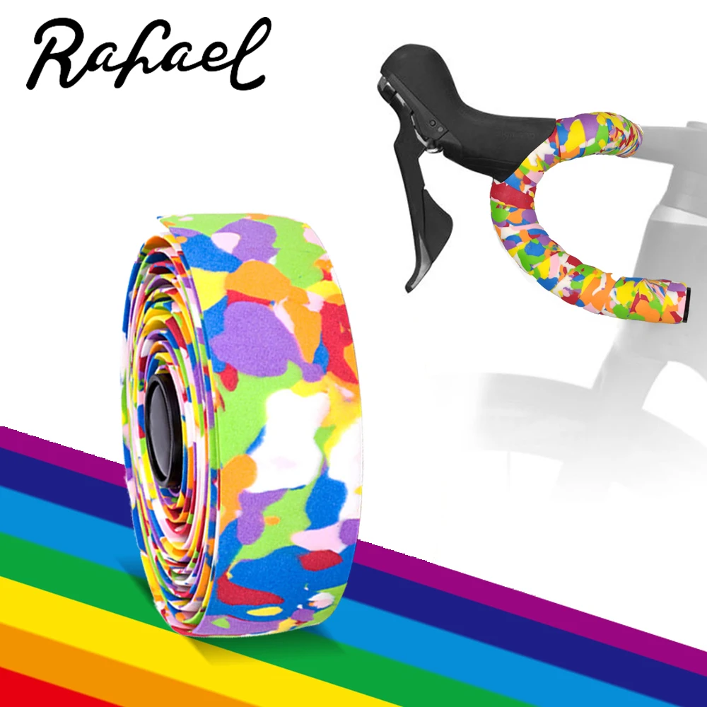 

Велосипедные разноцветные антивибрационные ручки для горных велосипедов EVA Нескользящие дышащие индивидуальные эластичные удобные велос...