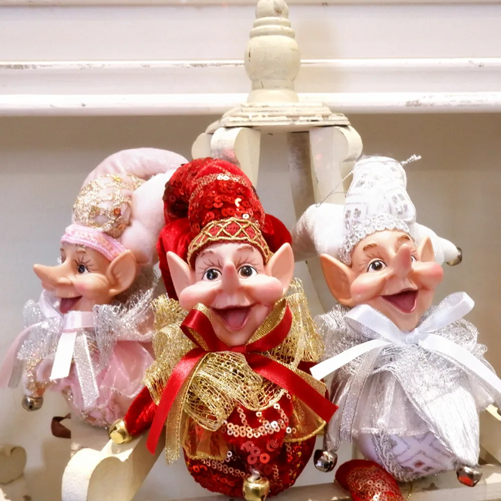 Christmas Home Decor New Year Goods 2021 Tree Wall Door Window Ornaments Elf On The Shelf Xmas Gift | Дом и сад