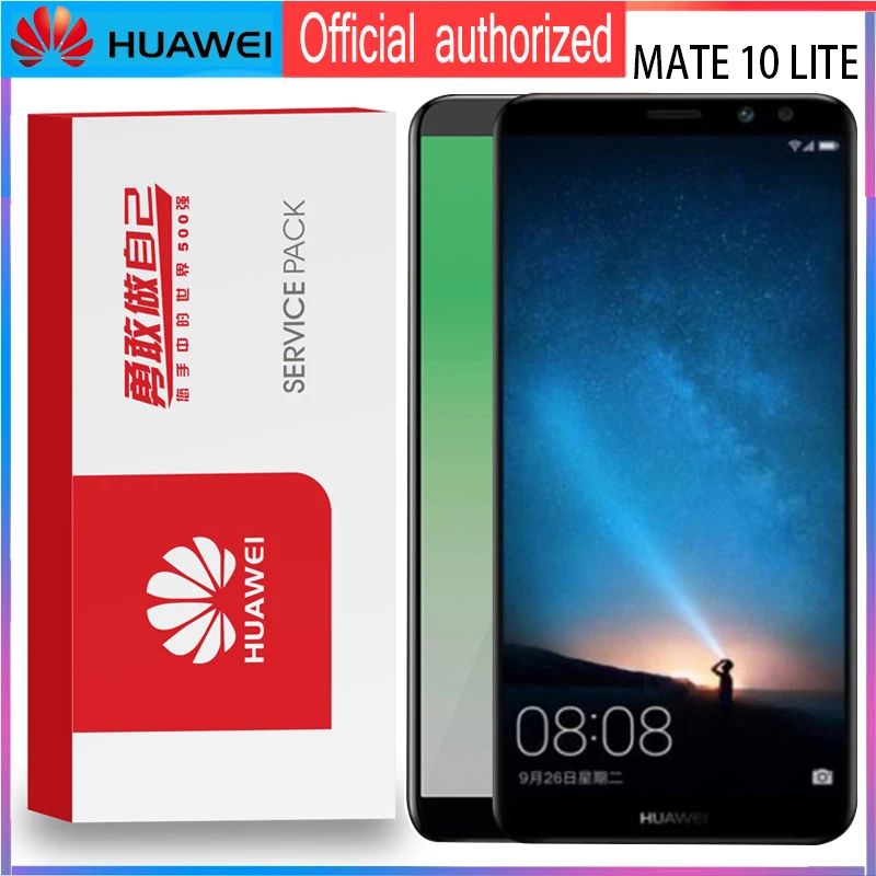 5,9 ''дисплей с рамкой Замена для huawei mate 10 Lite lcd кодирующий преобразователь сенсорного экрана в сборе Nova 2i RNE-L21