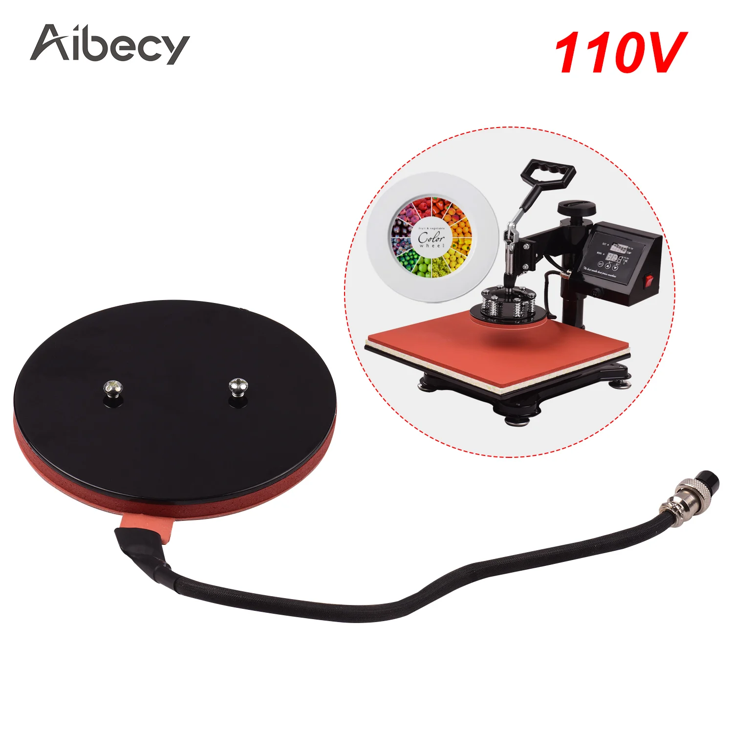 Aibecy 15 5 см/дюйма термопресс пластина для сублимационной передачи силиконовая