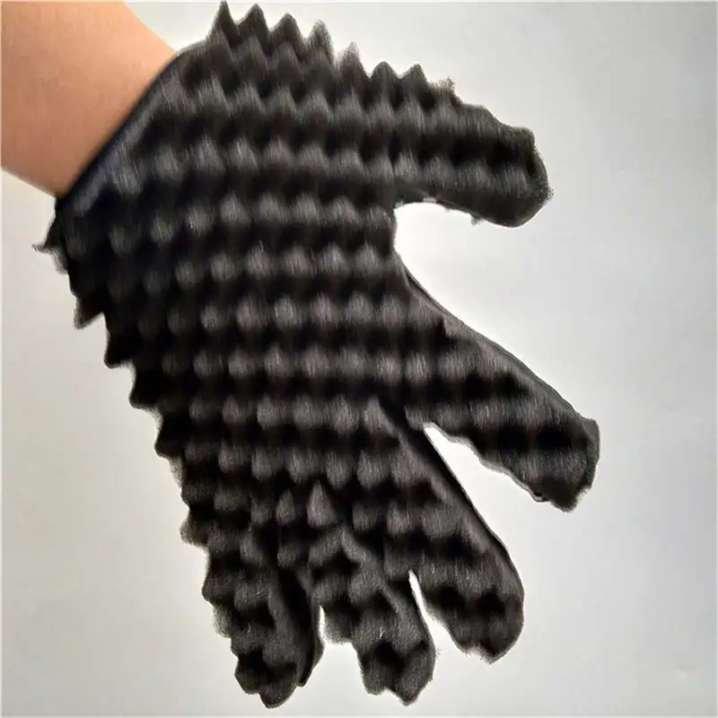 

1Pcs Ovale Dubbele Kanten Magic Twist Haar Borstel Spons Wave Haar Twist Braiders Dreads Draaien Sloten Dreadlocks Krul Borstel