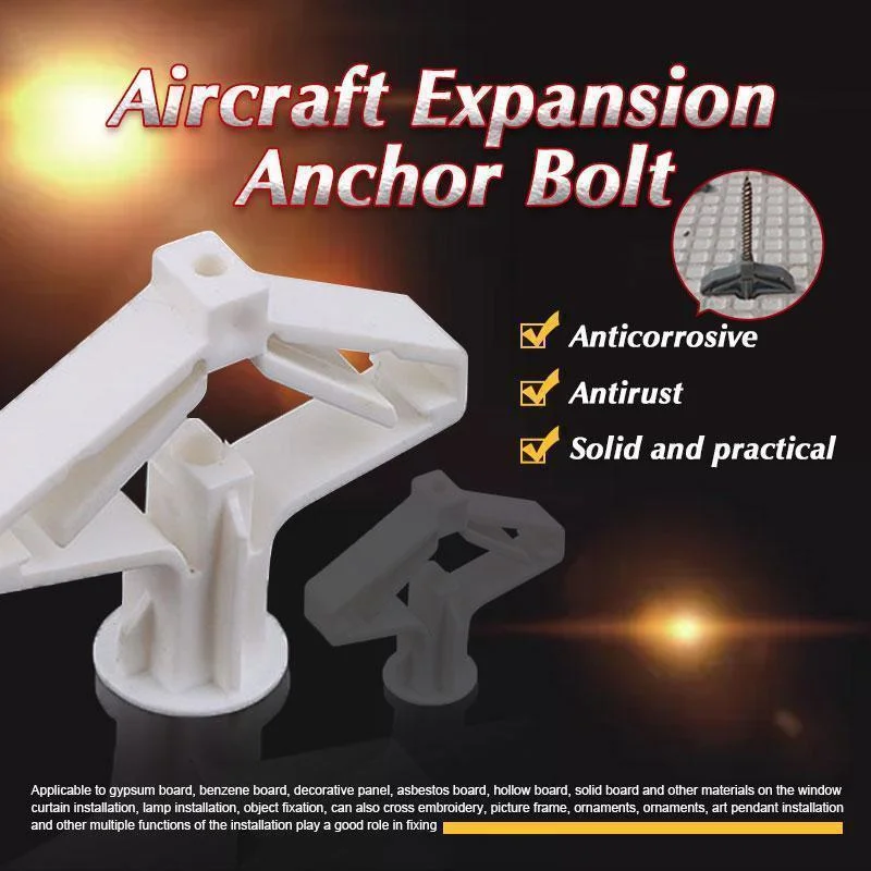 

10pcs Aircraft Expansion Anchor Bolt Kit Home DIY Accessories Aircraft Anchor Board Hollow Brick Hollow Wall Expansion Screw