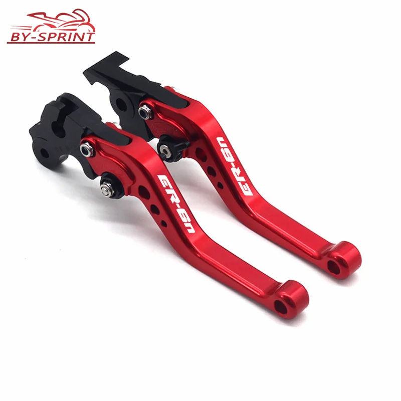 

High Quality For KAWASAKI ER-6N 2006 2007 2008 er6n WIth LOGO Motorcycle Short CNC Adjustable Brake Clutch Levers Accessories