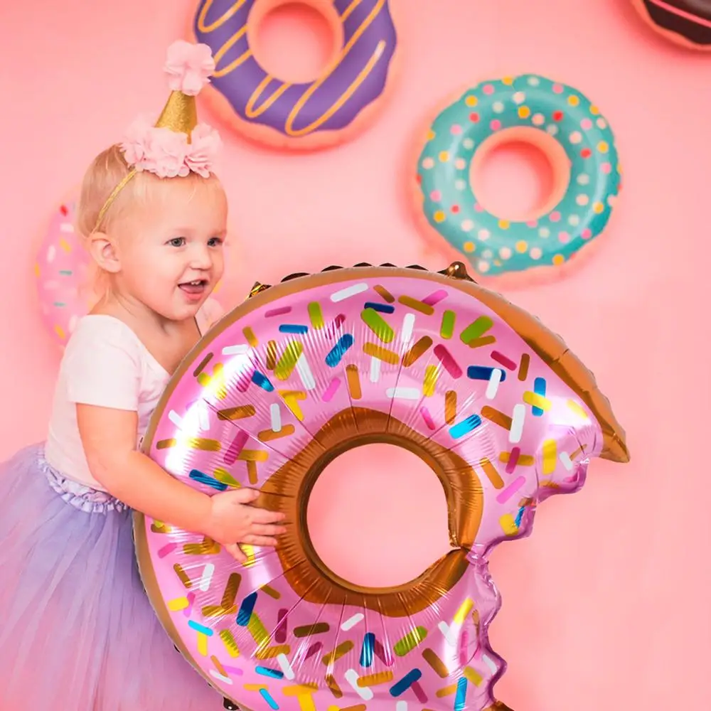 Staraise Donut Party Decoration Balloon Banner Cake Topper Birthday Decor Kids Baby Shower Supplies Doughnut | Дом и сад