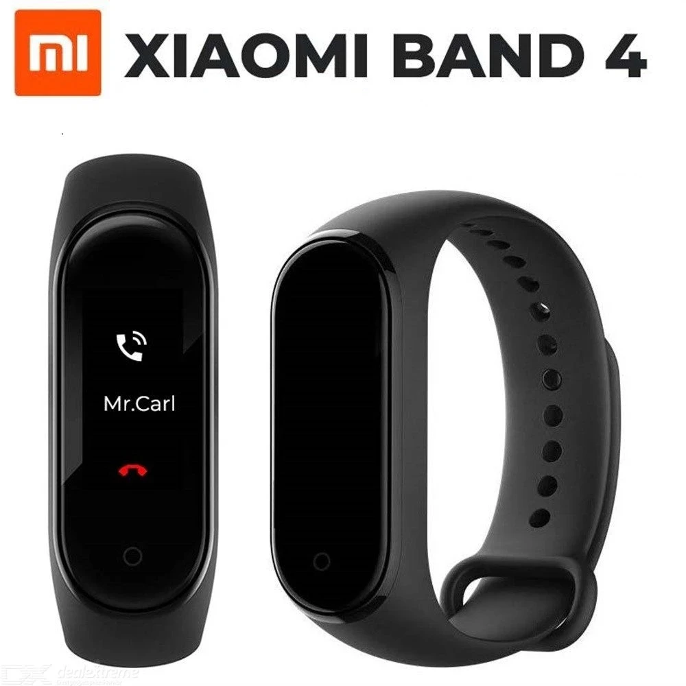 Новый Xiaomi Mi Band 4 Edition HD сенсорный цветной экран Мониторинг здоровья длительное