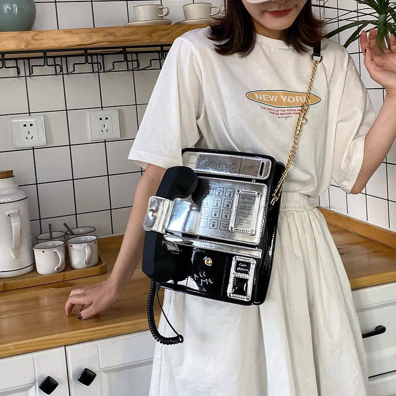 

New Style Trendy Phone Model Laser Gradient Color Girl's Chain Purse Shoulder Bag Tote Crossbody Women Bolsa Handbag Flap