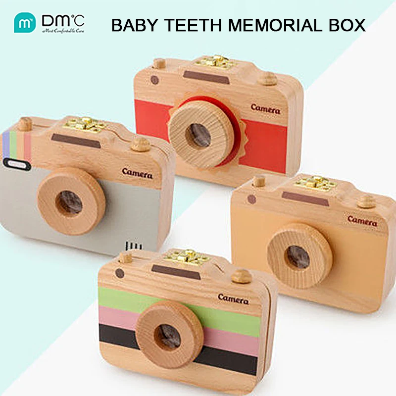 

Детская камера молочных зубах коробка на память для девочек, чтобы заменить зубы для хранения пищевых контейнеров сувенир зубы коробка для ...