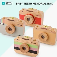 childrens camera baby teeth memorial box for girls to replace the teeth storage preservation box souvenir teeth box for boys
