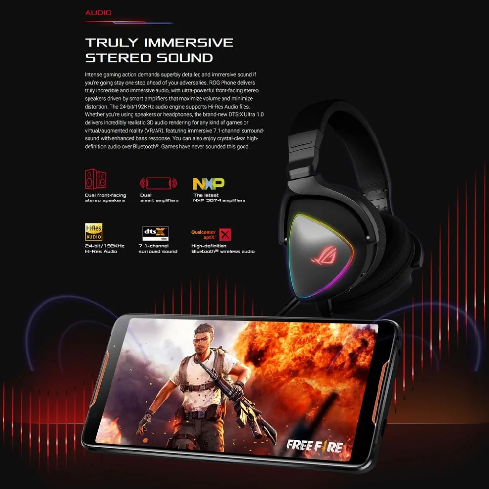 ASUS игровой телефон ROG Phone ZS600KL 6 дюймов Bluetooth 5,0 2160*1080 Мобильный телефон Смартфон