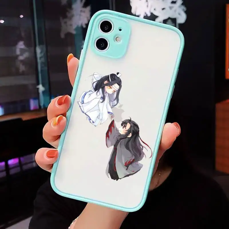

Mo Dao Zu Shi Phone Case Matte Transparent for iPhone 7 8 11 12 s mini pro X XS XR MAX Plus cover funda