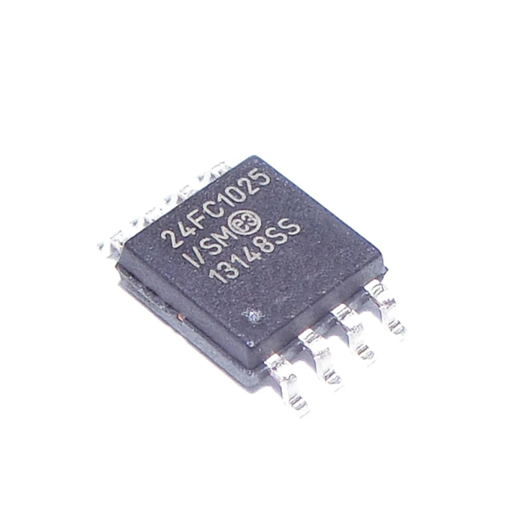 

10 шт./партия 24FC1025-I/SM 24FC1025T-I/SM 24FC1025 SOP-8 новая Оригинальная фотография