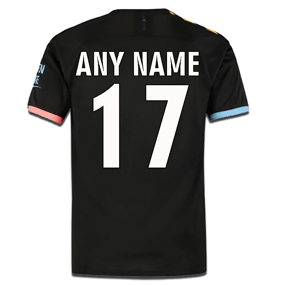 M-city away 17 Мужские модные футболки, S-2XL, круглый вырез, Манчестерский город, топы для взрослых, детские футбольные футболки - Цвет: M-city away 17