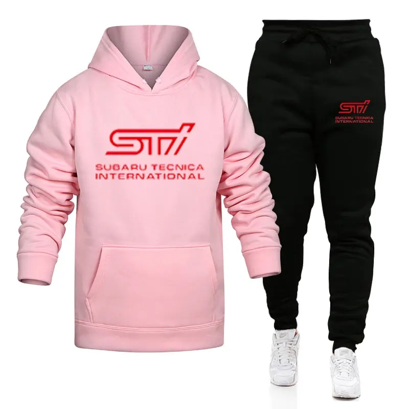

2021 New Autumn Men's Sets 2-Piece Hoodies+Pants Harajuku Sport Suits Casual Men/Women Sweatshirts Tracksuit Brand Sportswear