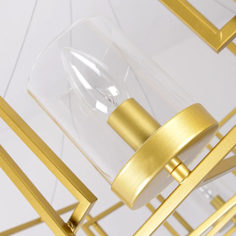 値段 現代ダブルスパイラルゴールドペンダントライト玄関階段寝室ホテルホール天井ハンギンランプ WJ122118