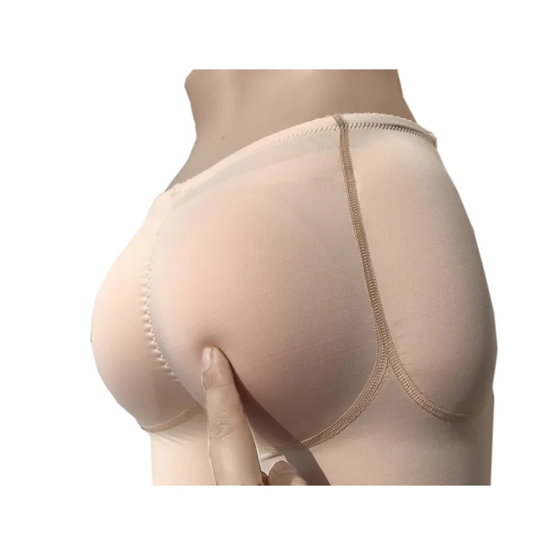 Hip Sponge Pads Enhancer Fake Buttocks Padded Panties Hip Push Up Crossdresser Panty With 4 Pockets Butt Inserts Crossdresser