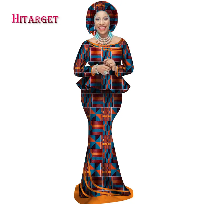 Осень 2020 африканские платья для женщин индивидуальный пошив Женская африканская