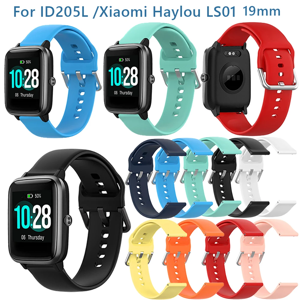 

Silica gel Smartwatch Band Strap for ID205L/Xiaomi LS01 Adjustable Watchband Wristband Sport Watch Belt Replacement Smart Parts