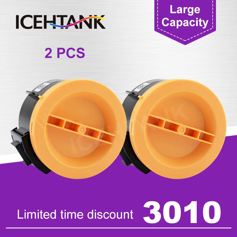 Картридж с тонером ICEHTANK 2 шт. 3010 3040 для принтера XEROX Phaser WorkCenter 3045 106R02182 или