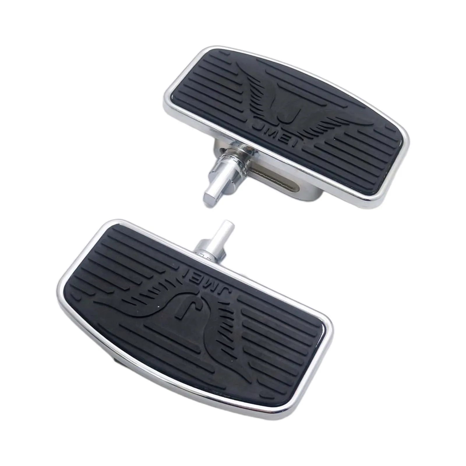

1-Pair Motorbike Rear Passenger Foot Mats For Harley Sportster 883 1200