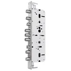 Корпус замка из нержавеющей стали для охранной двери, размер шага 6068, для интеллектуального отпечатка пальца, подъема вверх, блокировки и отжима, открытия