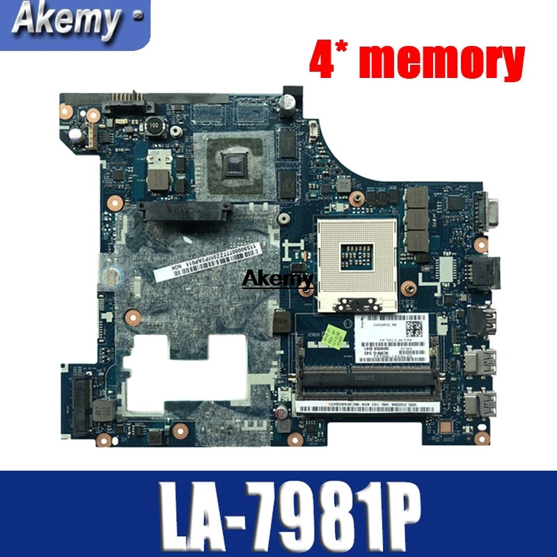 LA 7981P G480 материнская плата для Lenovo QIWG5_G6_G9 REV: 1 0 GT610M ноутбука|Материнские платы| |