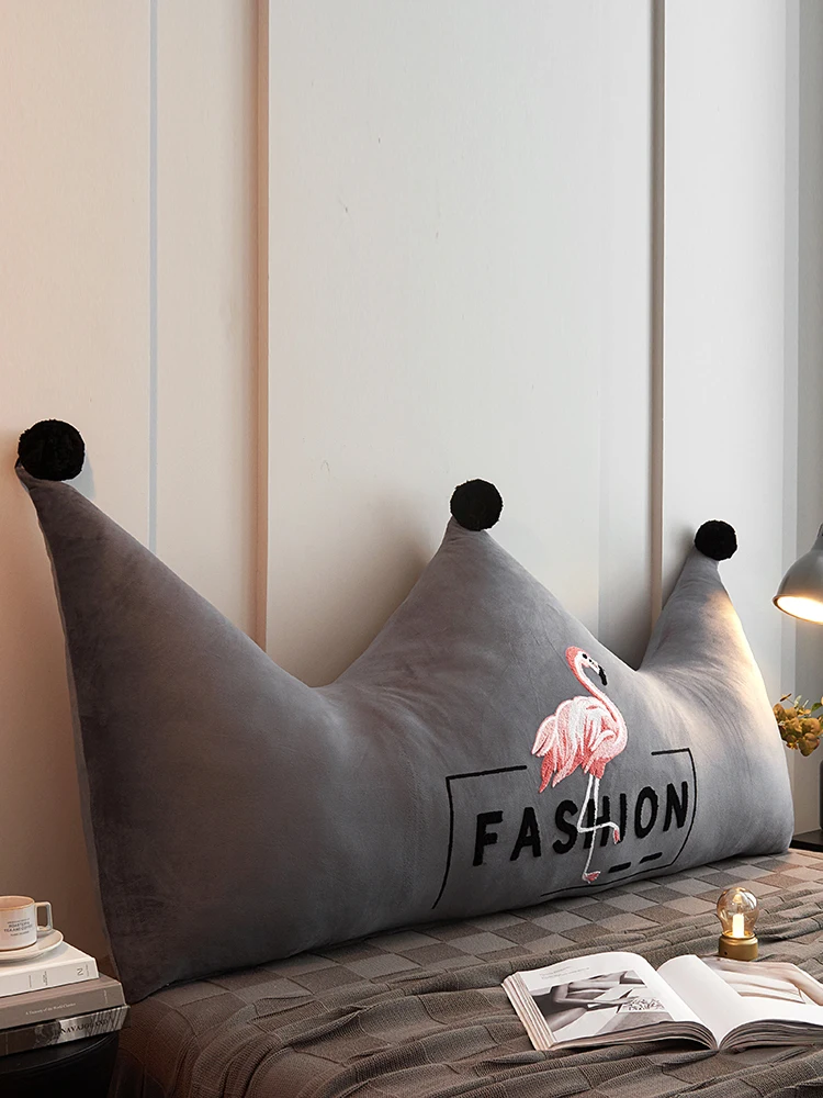 Ins Корона кровать длинная подушка моющаяся Большая искусственная для кровати