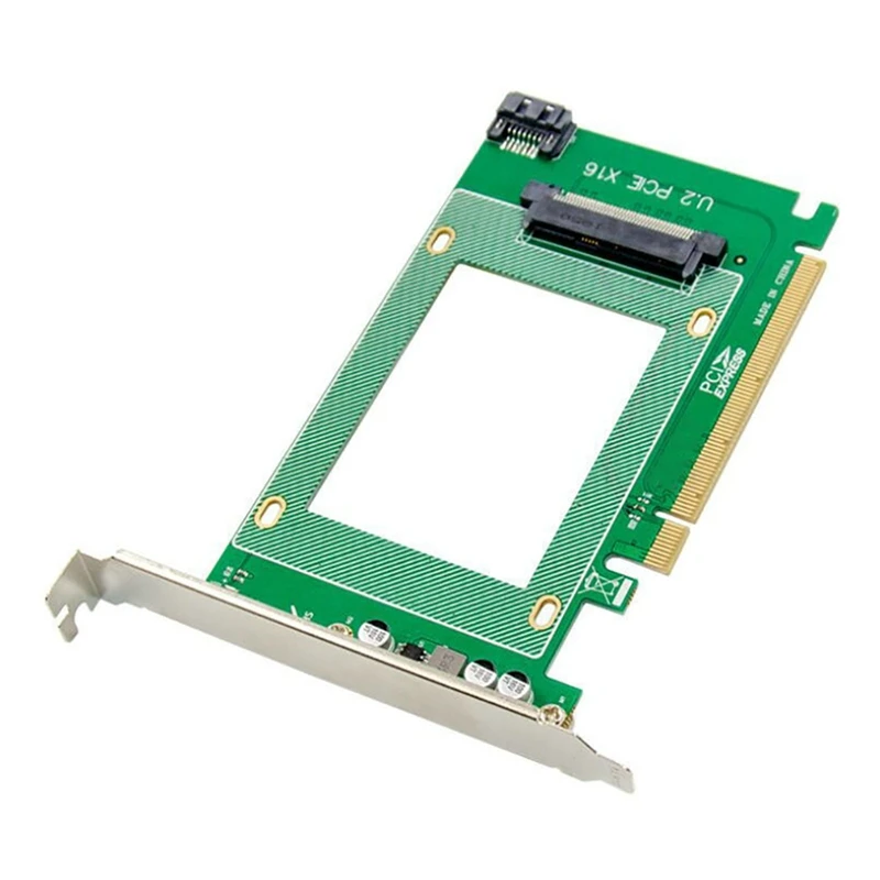 

PCI-E X16 U.2 Expansion Card 2.5-Inch Pcie V3.0 X16 to U.2 SFF8639 32Gt/S Solid State SSD Hard Drive Conversion Card