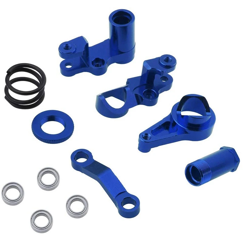Алюминий рулевого Bellcranks Servo Saver комплект на весну с мяч набор подшипников для Traxxas