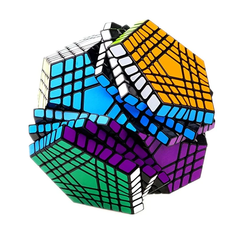 ShengShou Teraminx 7x7 магический куб Shengshou WuMoFang 7x7x7 Megaminx Dodecahedron Профессиональный пазл