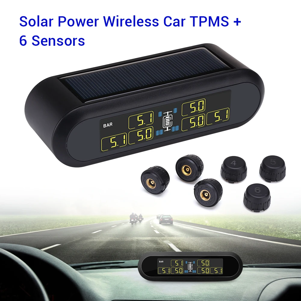 WONVON умный автомобильный телефон с ЖК-дисплеем TPMS датчик давления в шинах