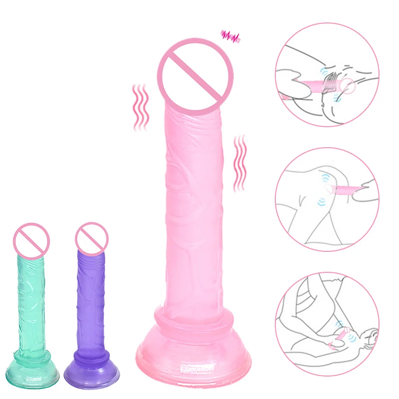 G Spot огромный фаллоимитатор Анальные игрушки реалистичный мягкое всасывание