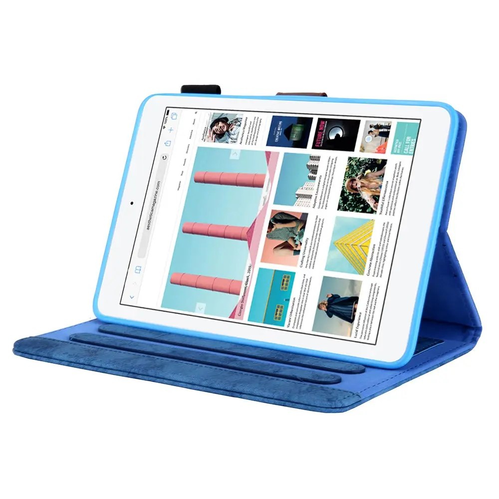 Чехол с держателем для карт для iPad Mini 5 mini 4 Магнитная ткань PU кожаный чехол-подставка для Apple iPad mini 5-го поколения