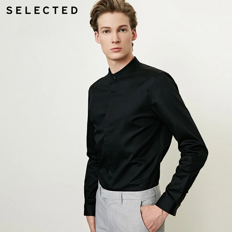 

Выбранные Для Мужчин's новый формальный Свадебная деловая рубашка с длинными рукавами | 418305503