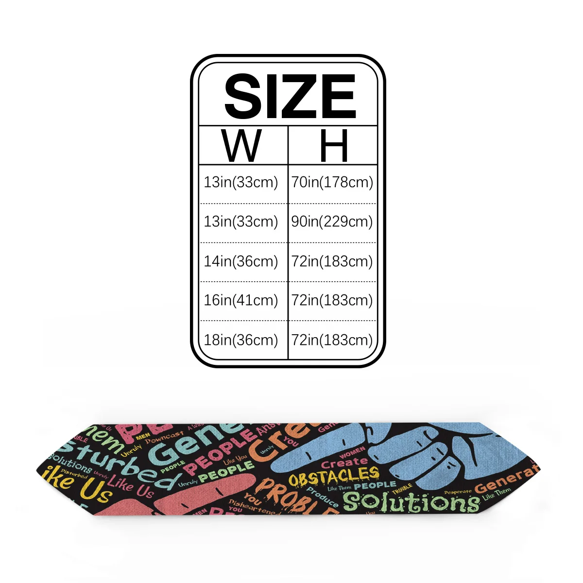 Настольная дорожка s текстовая иллюстрация уличный английский современный