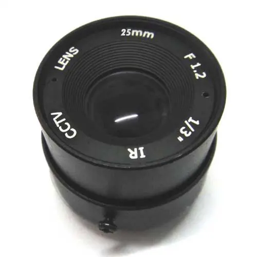 

1/3" 25mm CCTV Lens view 70m 11 degrees F1.2 IR Fixed Iris CS Mount for Security CCD Camera
