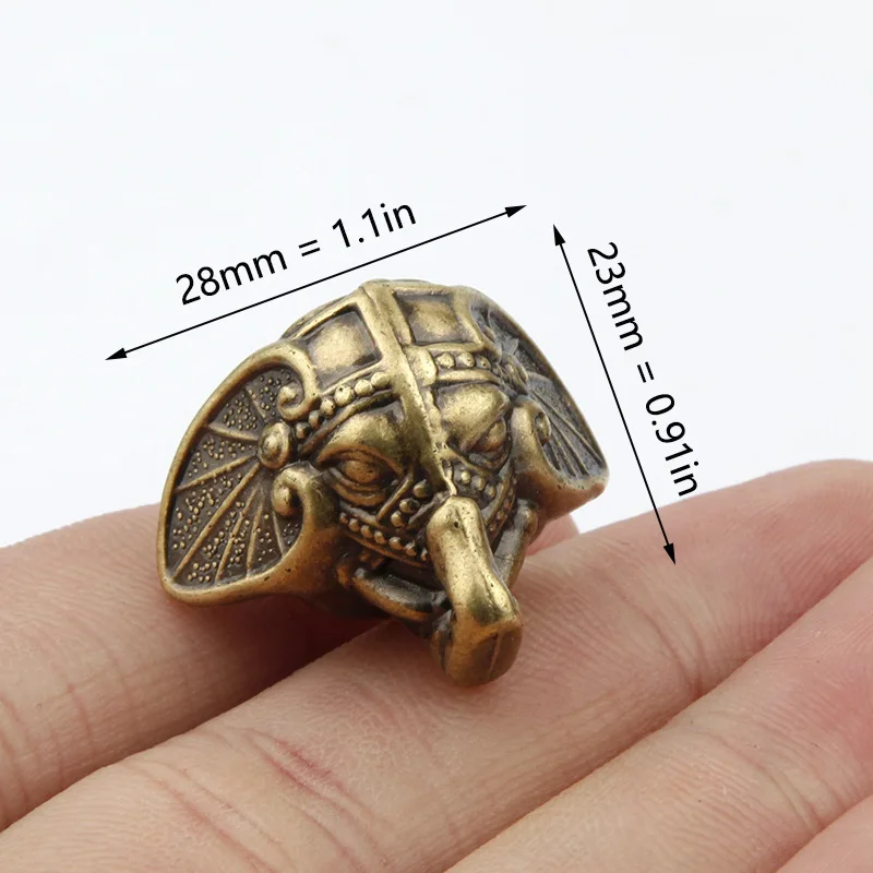 Винтажный Бронзовый нагрудный шкатулка со слоном для украшений в античном стиле