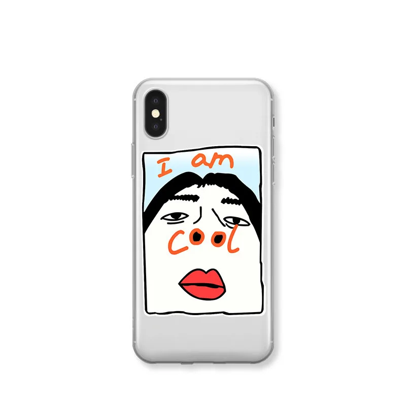 

Funny Experssion Phone Cases For IPhone 12 11 Pro For iphone X XR XS Max Case Silicone 7 8 se plus Shockproof Phone Cover