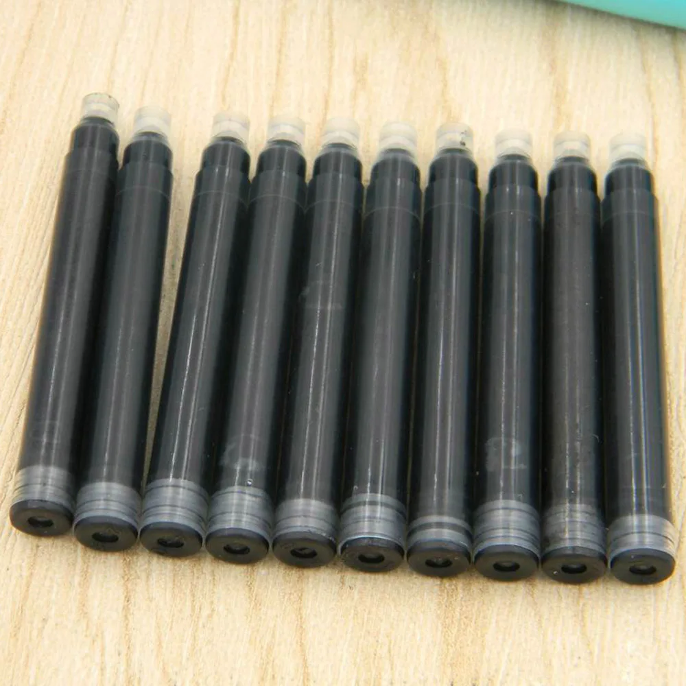 10 шт. перьевой ручки чернилами коричневый синий или черный 2 6 мм Стандартный